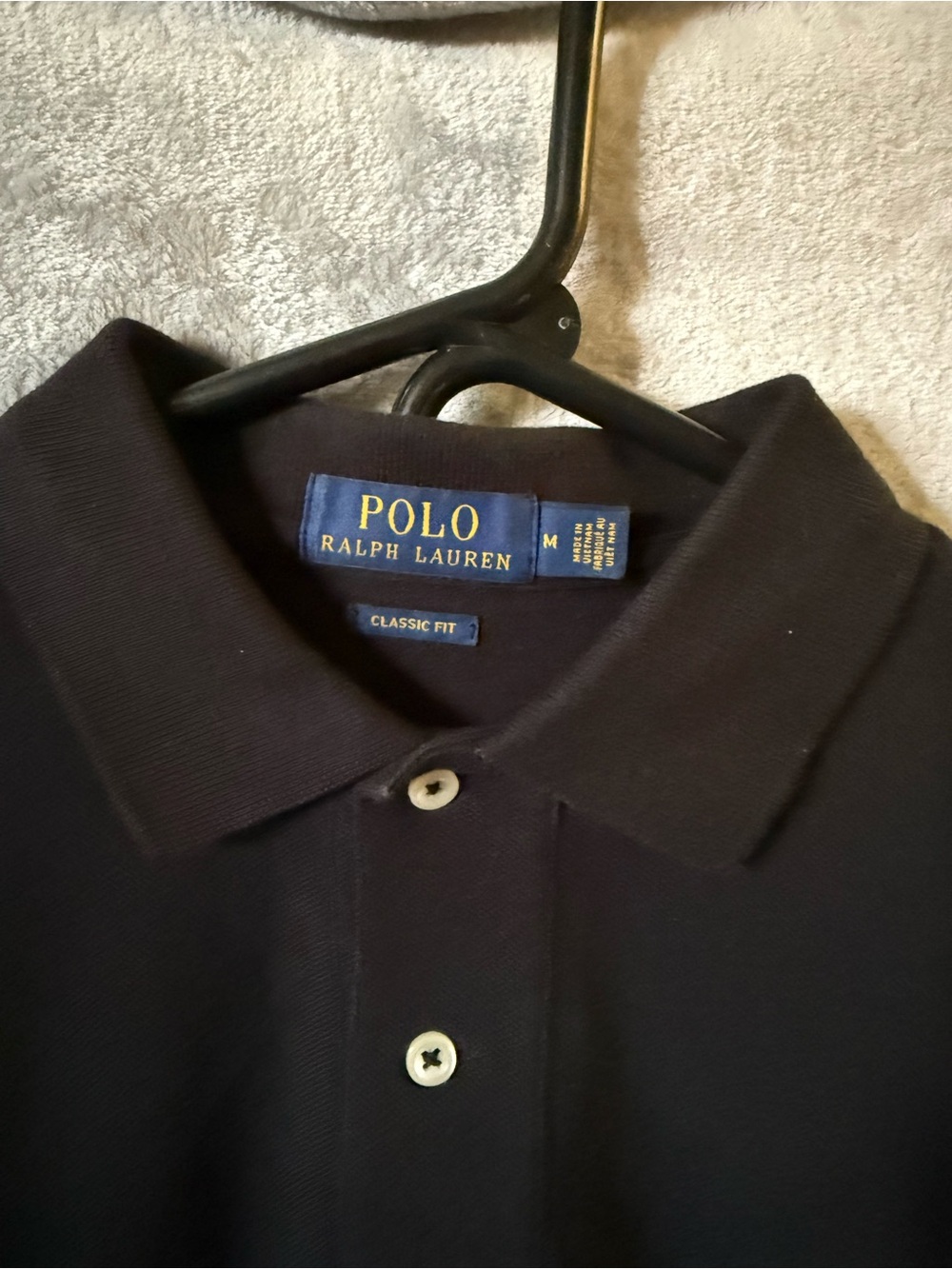 Polo by Ralph Lauren Men's Black Classic Fit Polo